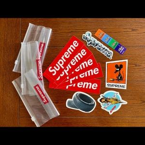 Supreme Sticker and Ziploc Pack